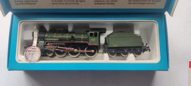 Märklin 3086 loc met tender NMBS, Hobby en Vrije tijd, Modeltreinen | H0, Gebruikt, Locomotief, Wisselstroom, Märklin, Analoog