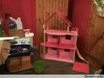 maison de poupées 3 étages avec meubles, Maison de poupées, Enlèvement, Utilisé