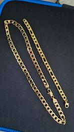 Nieuw gouden > kleur Ketting 48 cm lang armband 18.5 см, Bijoux, Sacs & Beauté, Colliers, Enlèvement ou Envoi, Neuf, Or, Autres matériaux
