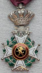 Médaille Croix de Chevalier Ordre de Léopold Militaire 1845, Collections, Enlèvement ou Envoi, Autres, Ruban, Médaille ou Ailes