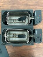 Friteuse met dubbele bak, 2 tot 3 liter, Ophalen, Gebruikt, Duo-friteuse