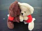 Peluche ours Noël Valentine 1 marron foncé et 1 beige, Enfants & Bébés, Jouets | Peluches, Comme neuf, Enlèvement ou Envoi, Ours
