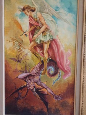 Prachtig schilderij van José Desadeleer beschikbaar voor biedingen