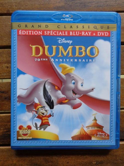 )))  Bluray et DVD  Dumbo  //  Ed. 70 Anniversaire  (((, CD & DVD, Blu-ray, Comme neuf, Dessins animés et Film d'animation, Enlèvement ou Envoi