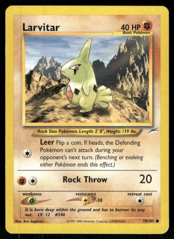 Larvitar 70/105 - Neo Destiny beschikbaar voor biedingen
