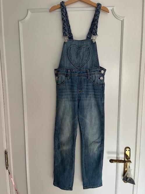Salopette en jean - 6/7A (116-122 cm), Kinderen en Baby's, Kinderkleding | Maat 116, Zo goed als nieuw, Meisje, Overige typen