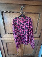 Blouse transparente Desigual noire et rose Taille S, Kleding | Dames, Blouses en Tunieken, Ophalen, Zo goed als nieuw, Roze