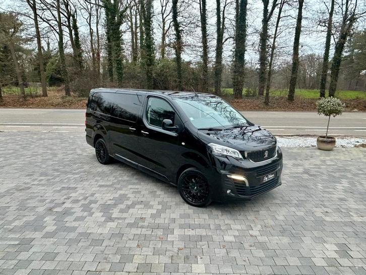 2022 | PEUGEOT EXPERT L3 | DUBBEL CABINE, Auto's, Peugeot, Bedrijf, Expert Combi, Diesel, Euro 6, Zwart, Dealer onderhouden, Ophalen