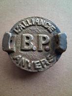 oud bronzen stopsel BP ANVERS....diameter 4,5cm x 2cm...., Ophalen of Verzenden, Brons