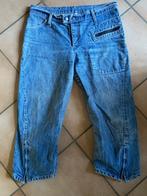 Levi's jeans 835 blauw L W33 W34 driekwart ZG staat, W30 - W32 (confectie 38/40), Gedragen, Levi's, Verzenden