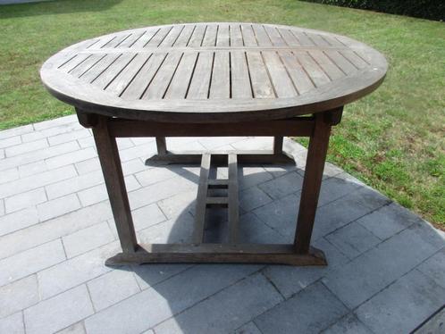 teak tafel, Tuin en Terras, Tuinsets en Loungesets, Gebruikt, Teakhout, Ophalen