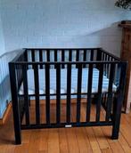 Bopita park in mat zwart met Quax  parkmatras, Kinderen en Baby's, Babyparken, Ophalen, Gebruikt, In hoogte verstelbaar