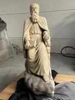 Beeld van God de Vader in steen/beton (90 cm), Antiek en Kunst, Antiek | Religieuze voorwerpen, Ophalen