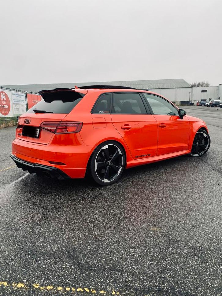 Audi RS3 te koop catalunya red met ceramische remmen, Auto's, Audi, Particulier, Ophalen