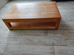 Tafel teak voor living eventueel met bijzettafel teak, Huis en Inrichting, Ophalen, Minder dan 45 cm, Zo goed als nieuw, Landelijk/teak