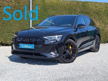 Audi e-tron ! verkocht !Black edition - Q8 e-tron - 2x S-lin beschikbaar voor biedingen