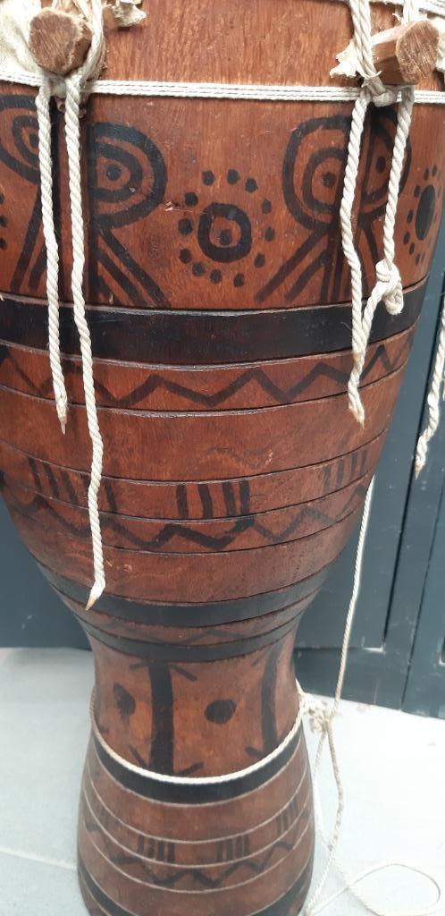 Zeer grote djembé, Muziek en Instrumenten, Percussie, Gebruikt, Ophalen