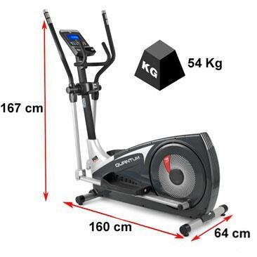 Vélo elliptique - i.Quantum - système d'inertie de 20 kg -, Sport en Fitness, Fitnessapparatuur, Zo goed als nieuw, Crosstrainer