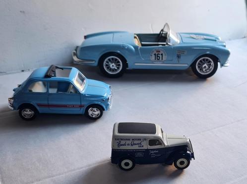 3 modelauto's Lancia Aurelia Spyder - Fiat 500- Fordson, Verzamelen, Automerken, Motoren en Formule 1, Gebruikt, Auto's, Ophalen of Verzenden