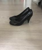 Zwarte pumps met ritsdetail (maat 40), Bstl, Noir, Escarpins, Porté