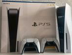 Playstation 5 disc editie met 2 controlers en kabels, Games en Spelcomputers, Spelcomputers | Sony PlayStation 5, Verzenden, Zo goed als nieuw