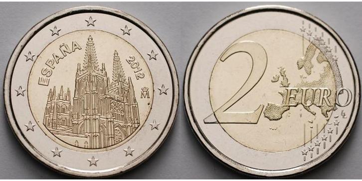 speciale 2 euromunten (2012), Postzegels en Munten, Munten | Europa | Euromunten, Losse munt, 2 euro, België, Ophalen