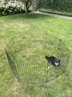 huisdieren ren ren voor hond konijn,... zwarte metalen ren, Ophalen, 110 cm of meer, 60 tot 90 cm, Cavia