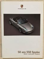 Porsche Boxster 50 Years 550 Spyder-catalogus 2003, Ophalen of Verzenden, Zo goed als nieuw, Porsche