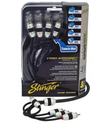  Stinger 8000 4 Ch RCA ( 12ft/ 3.7M )Audiophile Grade SI8412 beschikbaar voor biedingen