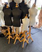 PASPOP BUSTE TORSO OP HOUTEN 3 POOT / ETALAGEPOP MANNEQUIN, Enlèvement ou Envoi