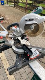 Metabo afkortzaag met onderstel, Bricolage & Construction, Outillage | Scies mécaniques, Comme neuf, Enlèvement, Scie à onglet