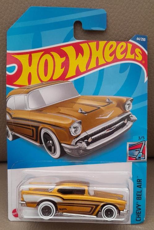 Hot Wheels Chevy' Bel Air 3/5 Type '57 Chevy Goud, Enfants & Bébés, Jouets | Véhicules en jouets, Neuf, Enlèvement ou Envoi