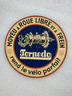 Torpedo oud reclamebord 1933, Verzamelen, Ophalen of Verzenden, Gebruikt, Reclamebord