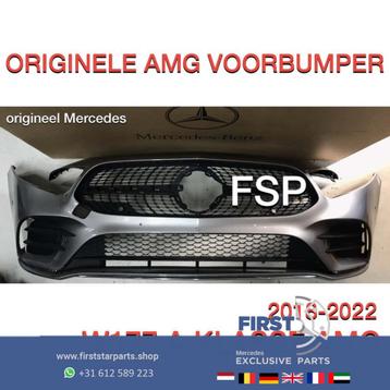 W177 AMG LINE VOORBUMPER Mercedes A KLASSE 2018-2022 GRIJS O