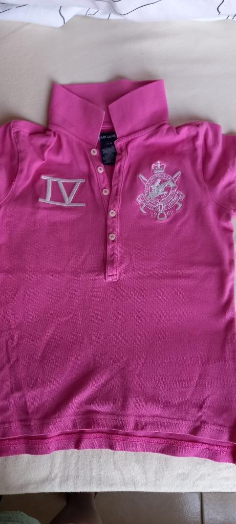 roze polo Ralph Lauren maat 122, Kinderen en Baby's, Kinderkleding | Maat 122, Zo goed als nieuw, Meisje, Shirt of Longsleeve