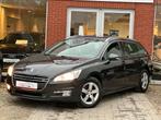 PEUGEOT 508 1.6HDI 116PK |AUTOMAAT | PANO DAK | NAVI | USB|, Auto's, Euro 5, Stof, Electronic Stability Program (ESP), Zwart