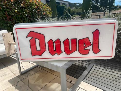 Reclame lichtbak Duvel. In zeer goede staat. 2 zijdig., Verzamelen, Biermerken, Zo goed als nieuw, Duvel, Ophalen