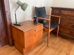 Mid-Century bijzet kast barkast, vintage 1960s sober design, Huis en Inrichting, Ophalen, Gebruikt, Vintage