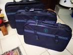 3 valiezen, Handtassen en Accessoires, Zo goed als nieuw, 70 cm of meer, Minder dan 35 cm, Zacht kunststof