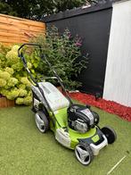 Brigs&stratton 150 zelftrekker / elektrische starter, Tuin en Terras, Grasmaaiers, Ophalen, Zo goed als nieuw, Elektrische starter