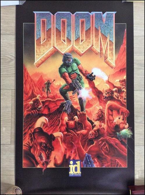 [Grote Poster] DOOM Retro PC Gaming, Verzamelen, Posters, Nieuw, Verzenden