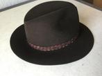 chapeau homme marron, Comme neuf, Enlèvement, Chapeau, 57 cm (M, 7⅛ pouces) ou moins
