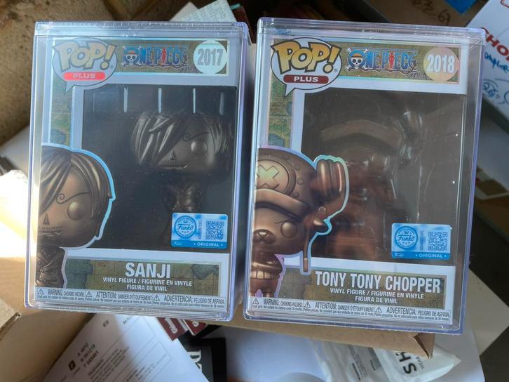 Set van 2 funko popfiguren 25 jaar Sanji Chopper beeld, Verzamelen, Beelden en Beeldjes, Ophalen
