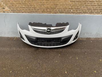 voorbumper opel corsa D 2011 tot 2014 wit + mistlampen beschikbaar voor biedingen