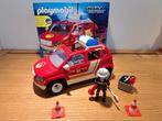 Playmobil 5364 Brandweercommandant met dienstwagen, Kinderen en Baby's, Speelgoed | Playmobil, Ophalen, Complete set