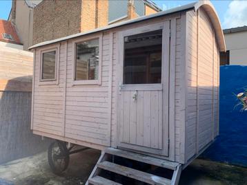 Belle grande roulotte gitane/mobile/caravane/petite maison, Jusqu'à 4