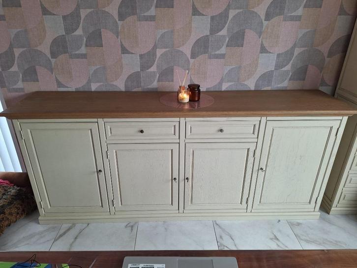 Landelijke meubelset, Huis en Inrichting, Complete eetkamers, Gebruikt, Minder dan 4 stoelen, Ophalen