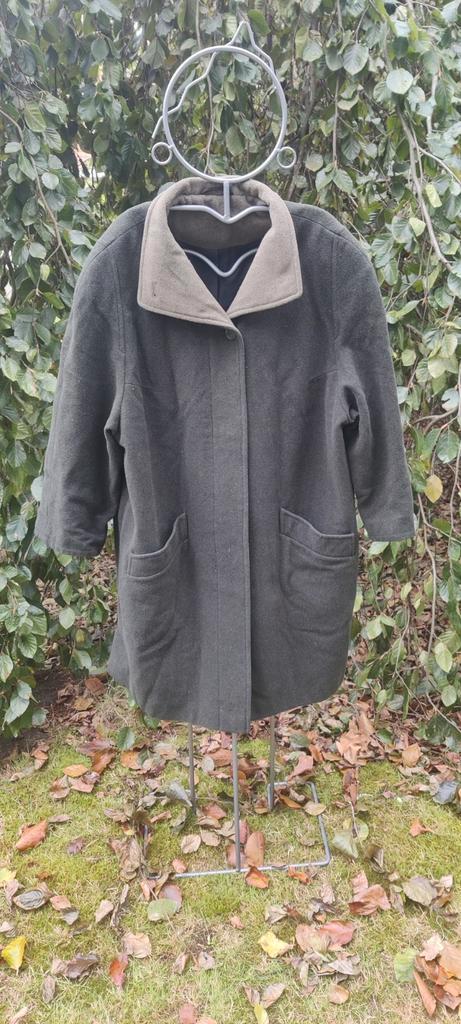 Jagersgroene mantel, Kleding | Dames, Jassen | Winter, Gedragen, Maat 46/48 (XL) of groter, Ophalen of Verzenden