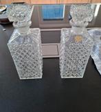 Vente de 2 carafes en cristal de bohème, Ophalen of Verzenden