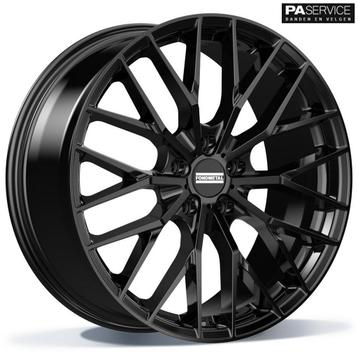 Nieuw 20/21 inch glossy Black Fondmetal Porsche 911 breedset beschikbaar voor biedingen